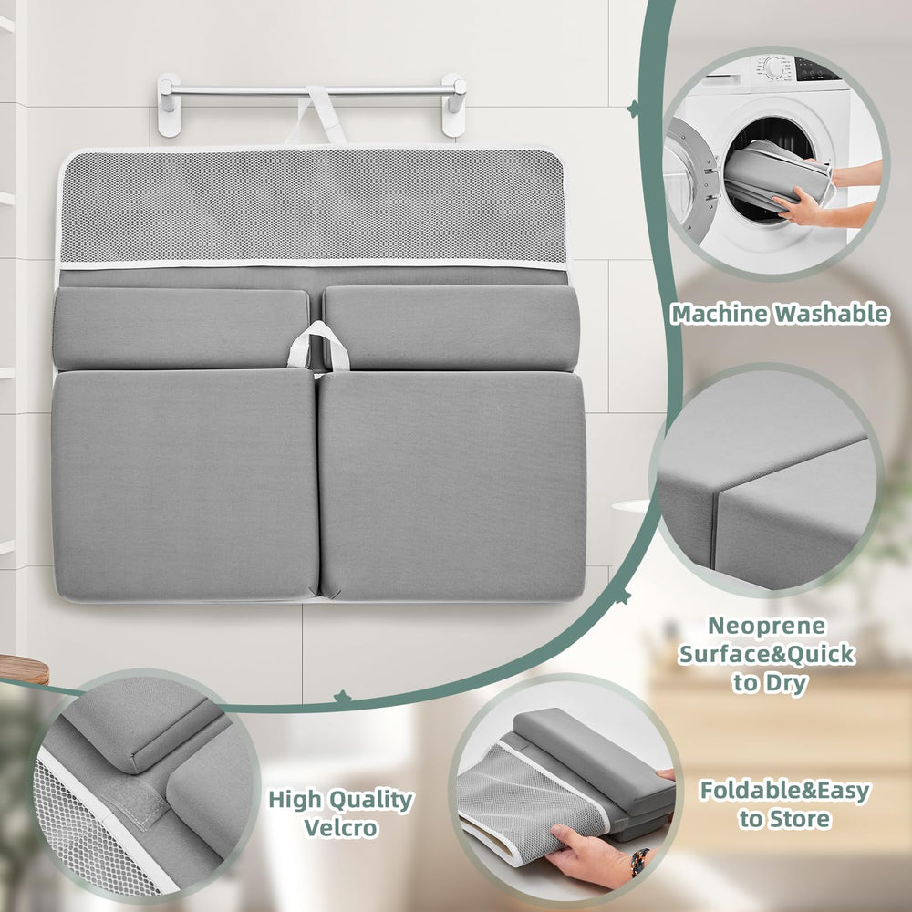 IFNOW ergonomic design supports better posture during baby baths.