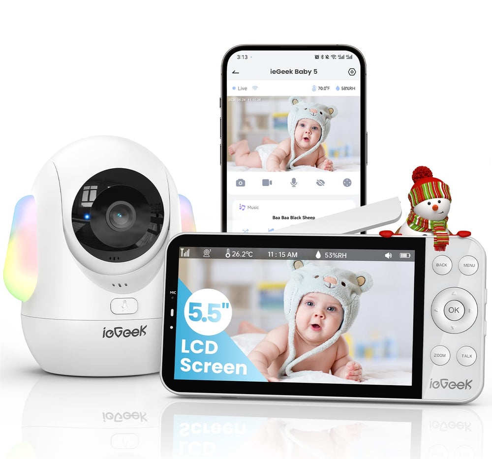 ieGeek 5.5-inch monitor with large display for day and night viewing