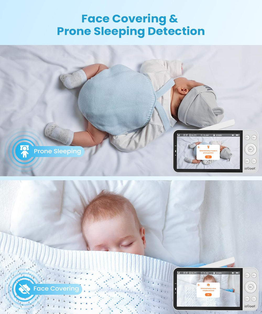 ieGeek two‑way talk lets you speak to baby remotely
