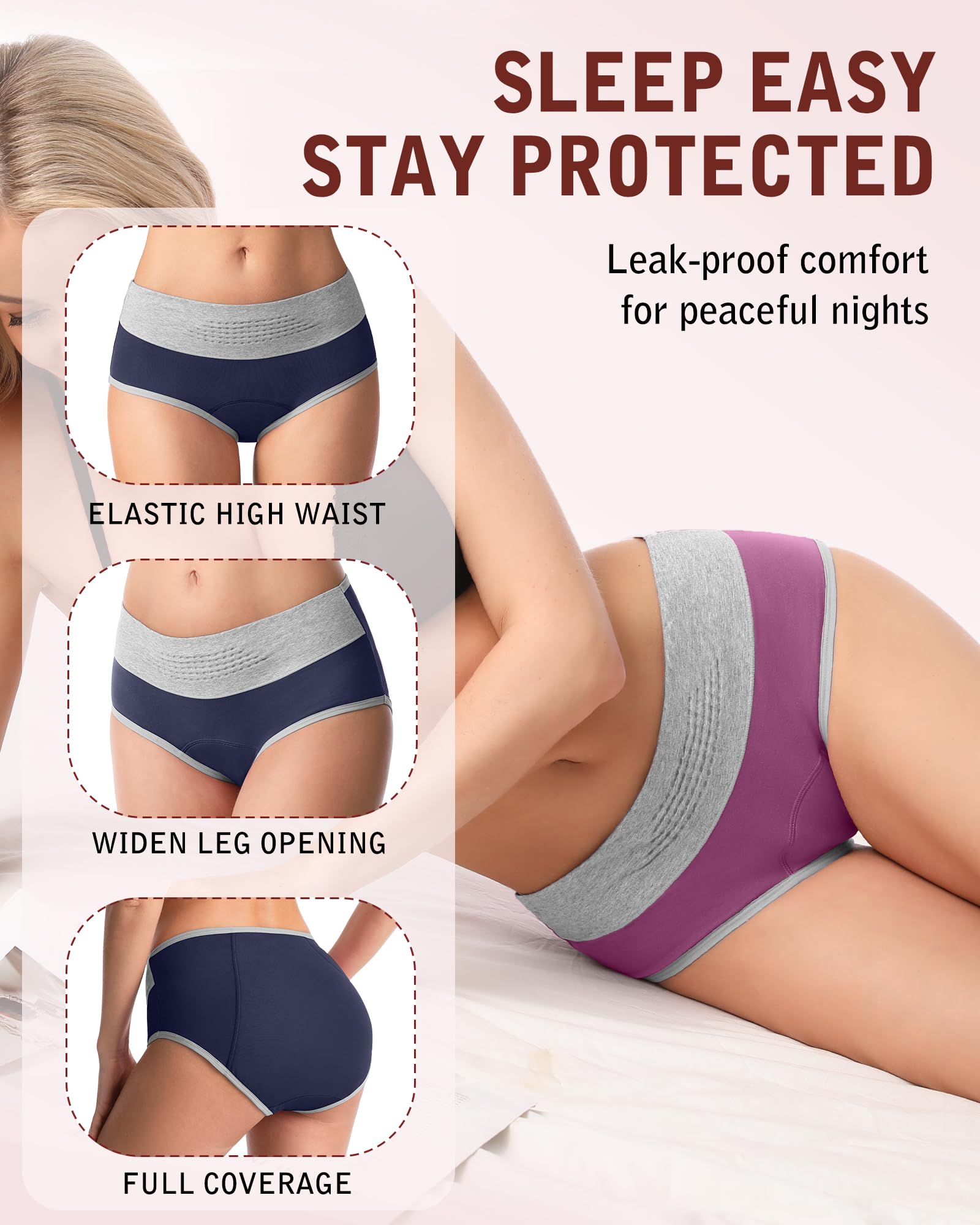 IGOLUMON reusable washable underwear supports sustainable daily protection.