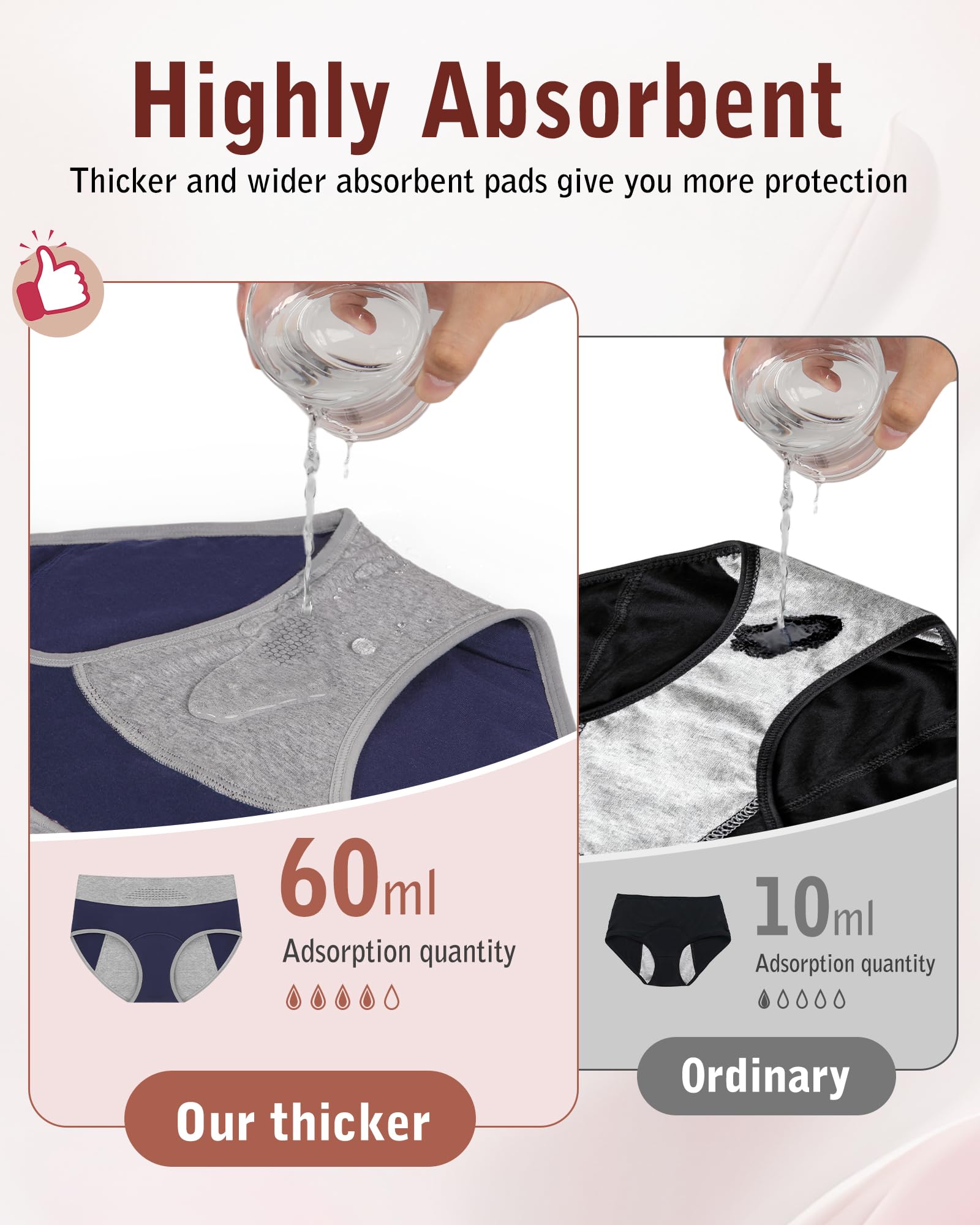 IGOLUMON soft cotton band prevents irritation for all-day wear.