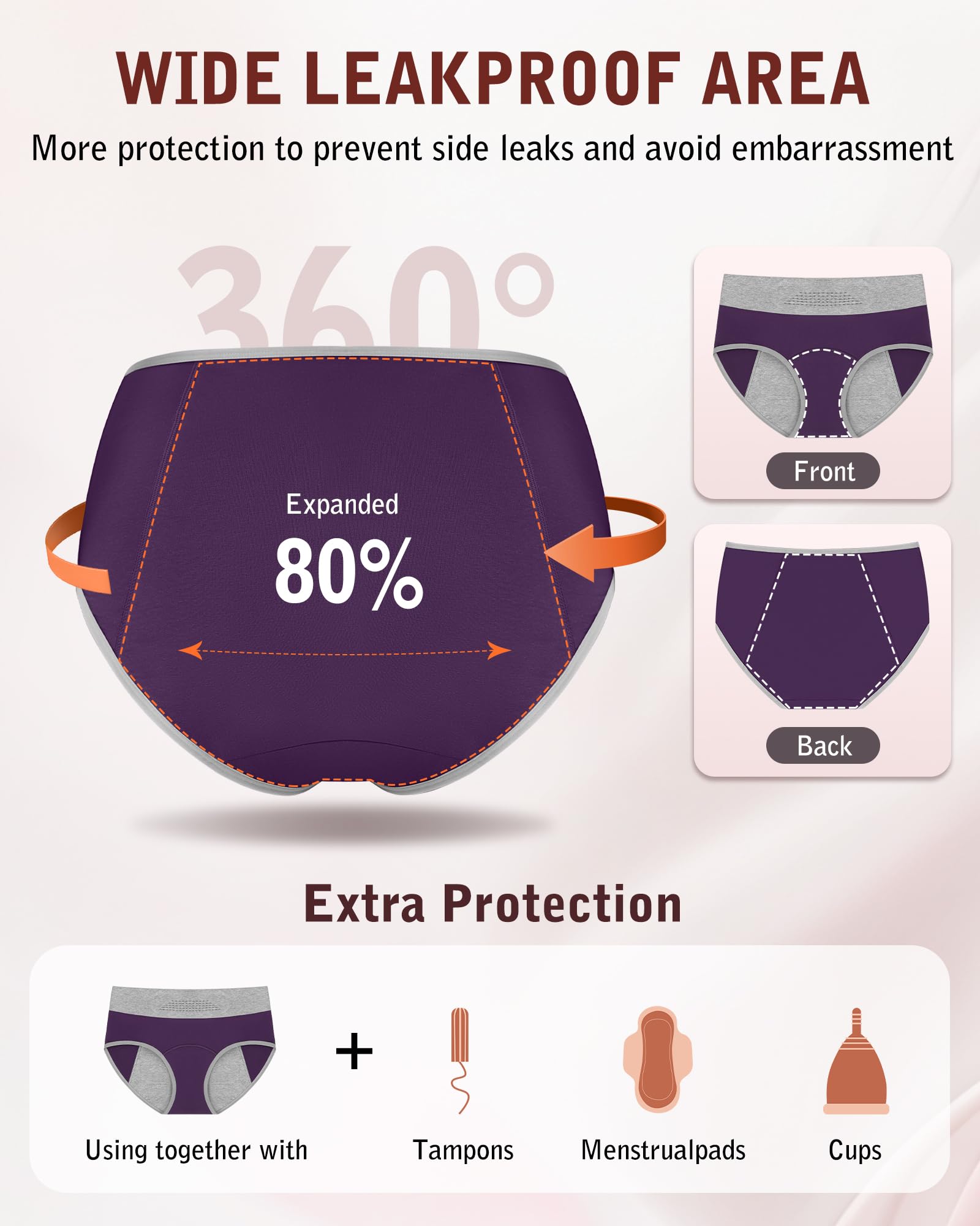 IGOLUMON soft cotton leg bands close-up reducing irritation