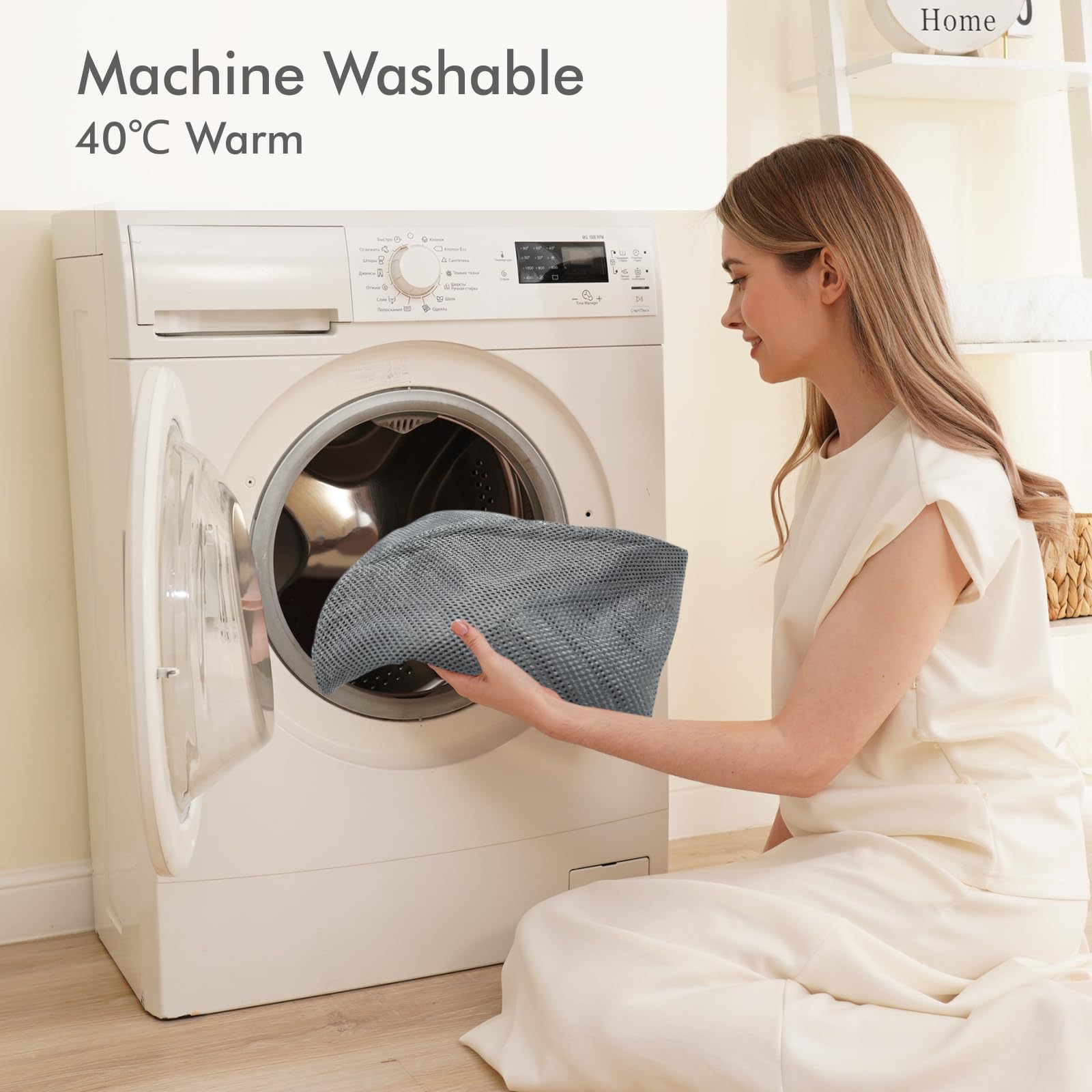 iGRATENS Bliss cover in gray with skin-friendly fabric and easy replacement