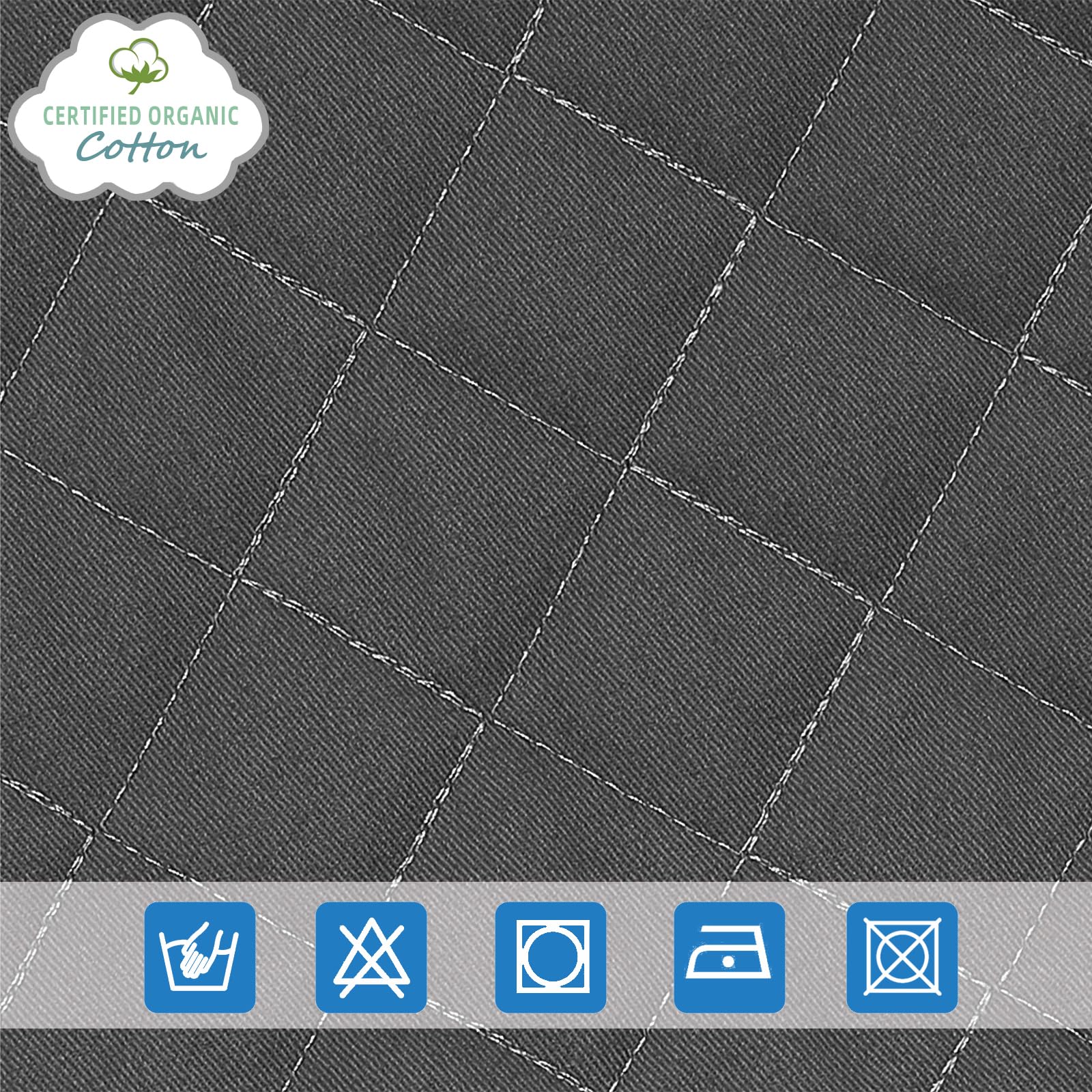 iGRATENS wash care tips 40C gentle cycle preserve fabric.
