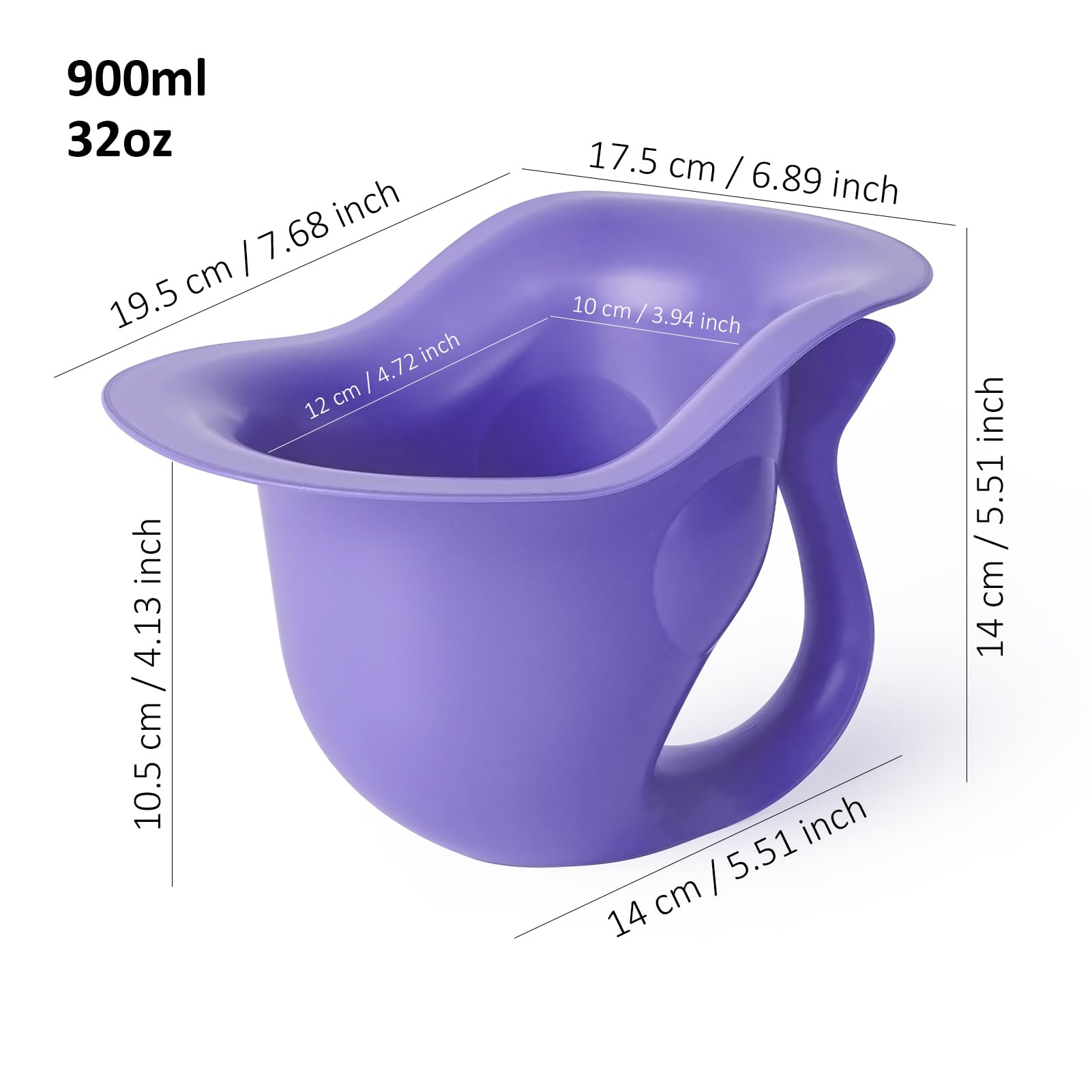 Ihaapsi baby potty purple with compact handle for on the go use