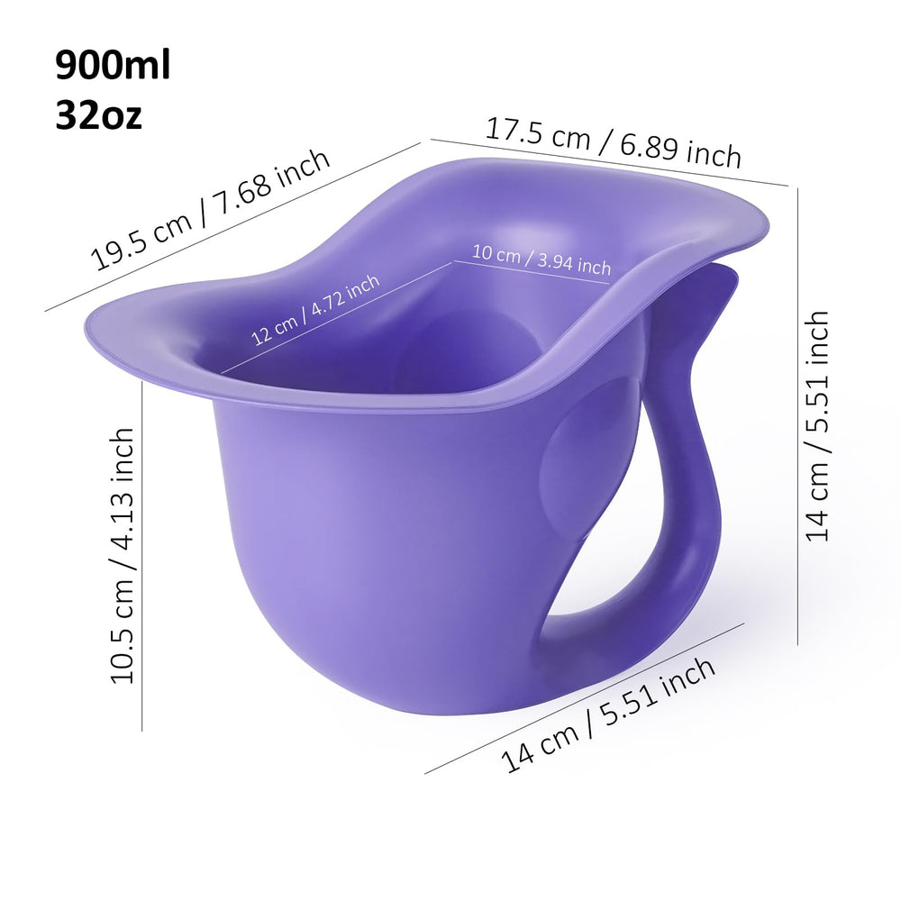 Ihaapsi baby potty purple with compact handle for on the go use