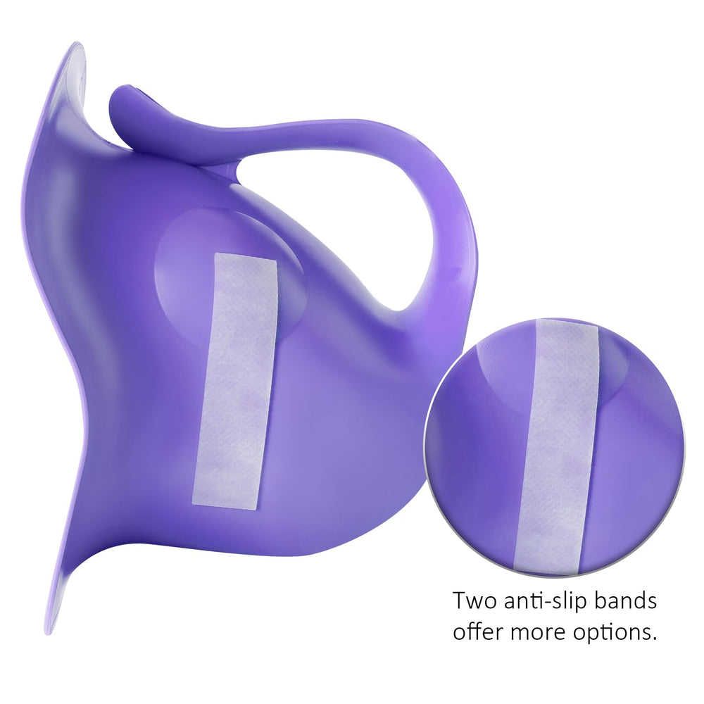 Ihaapsi portable newborn potty with smooth surface for easy cleaning in purple