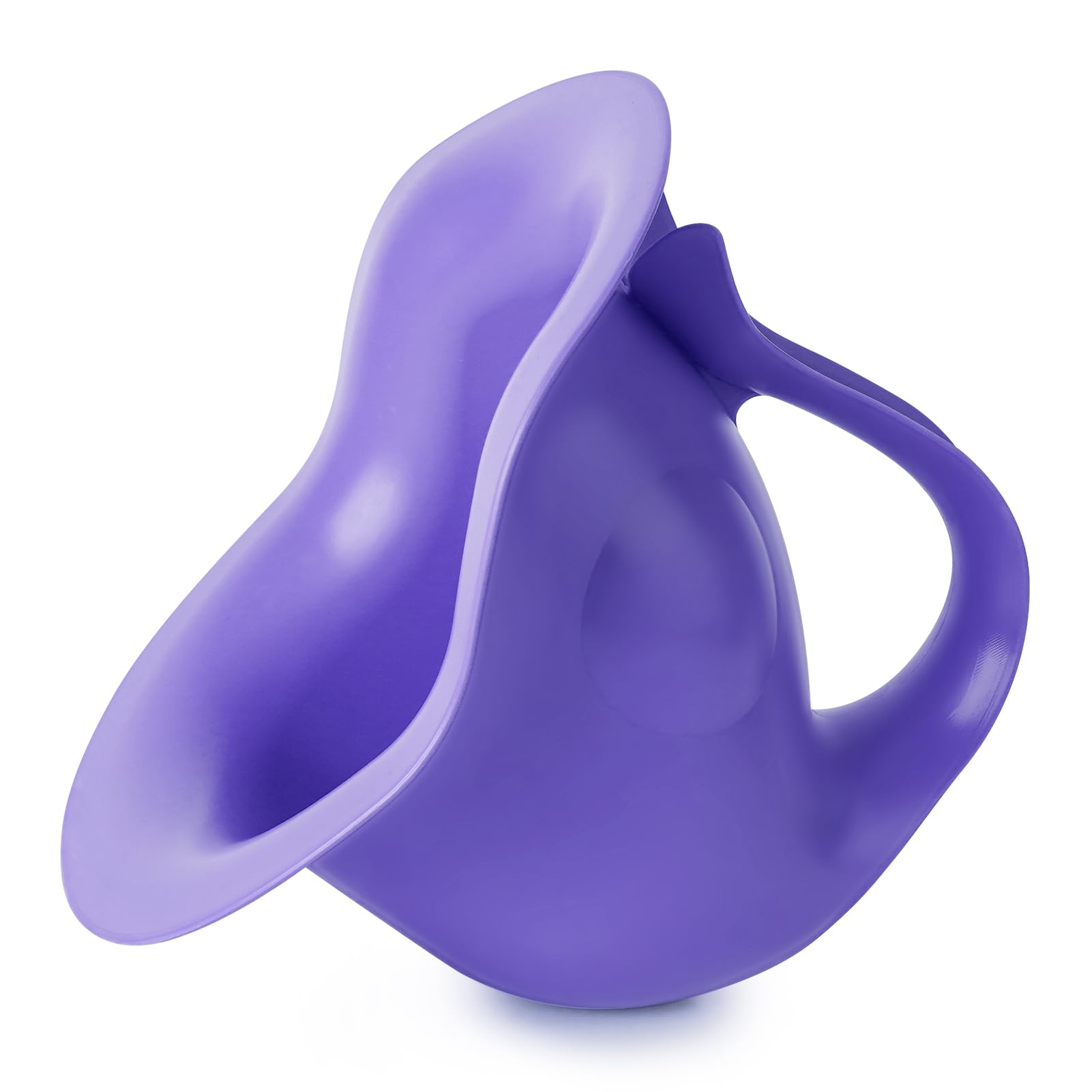 Ihaapsi velvet cushion on neck of purple potty for soft comfort
