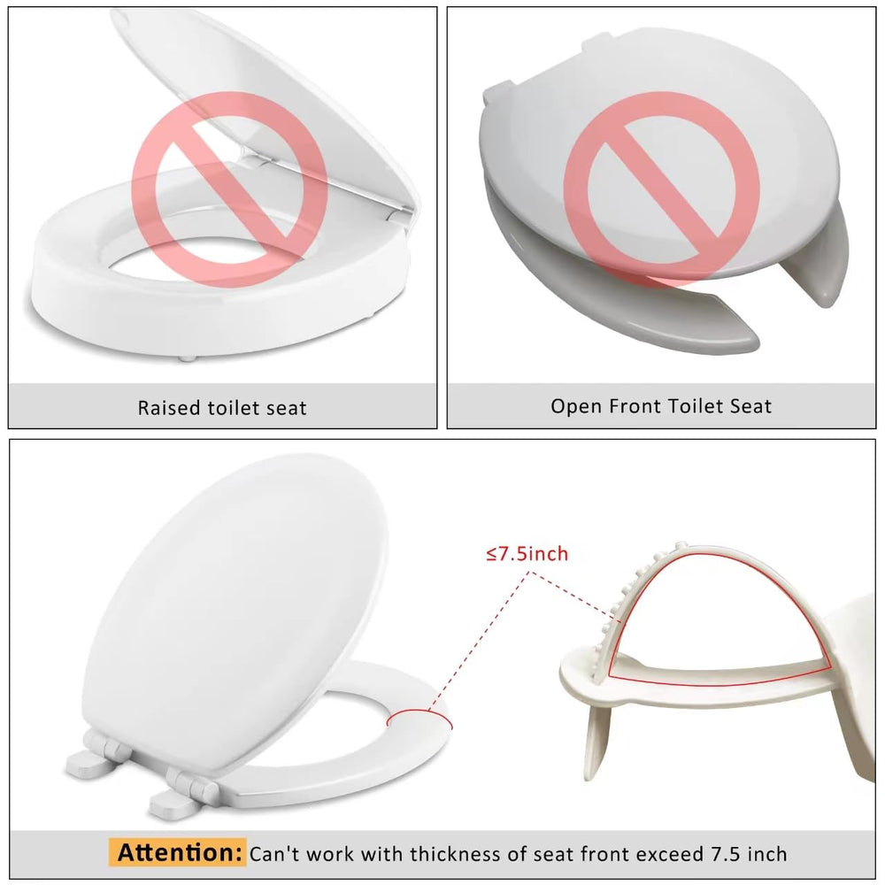 Ihaapsi Universal Urine Deflector side view demonstrates seat compatibility.