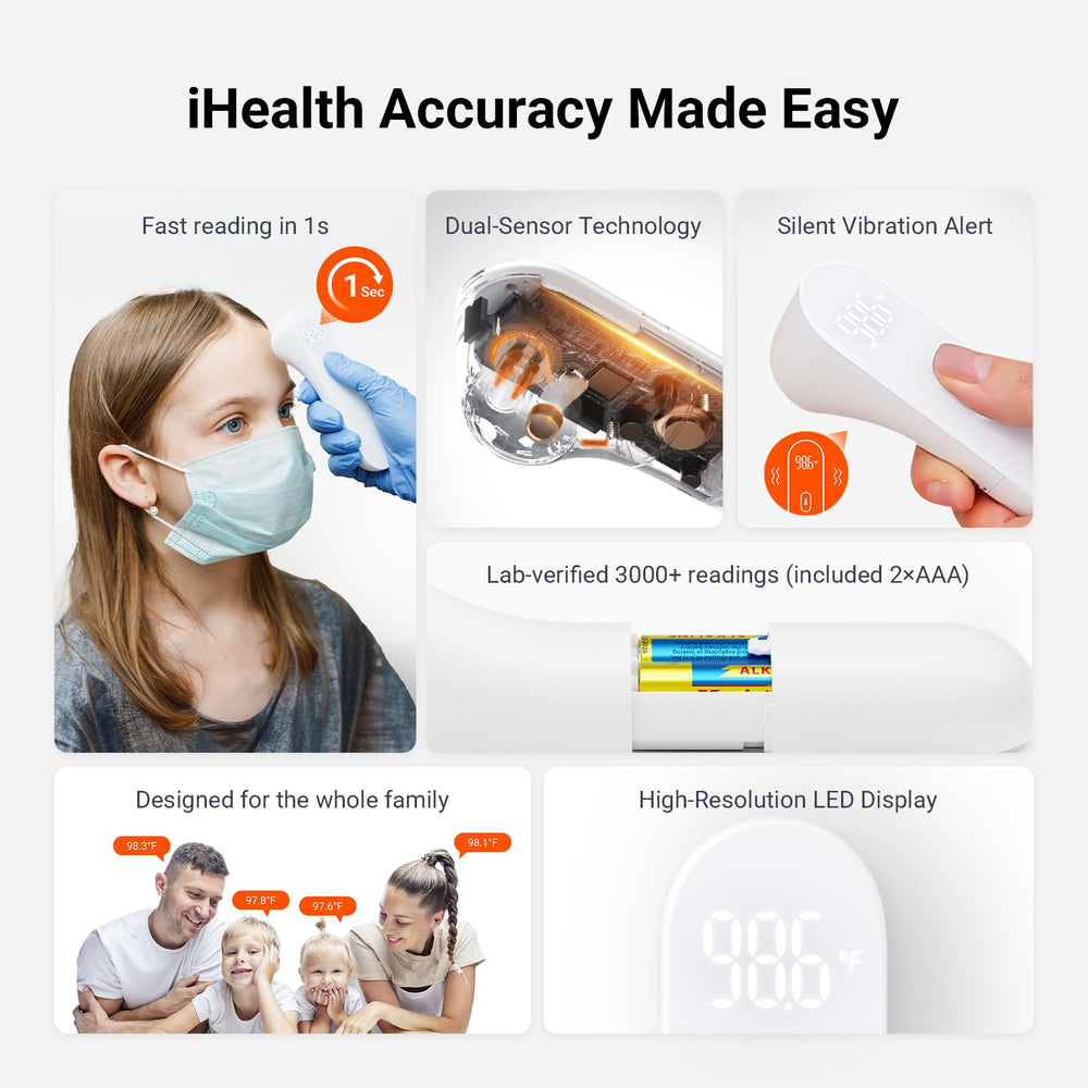 iHealth PT3 design suited for all ages and family use.