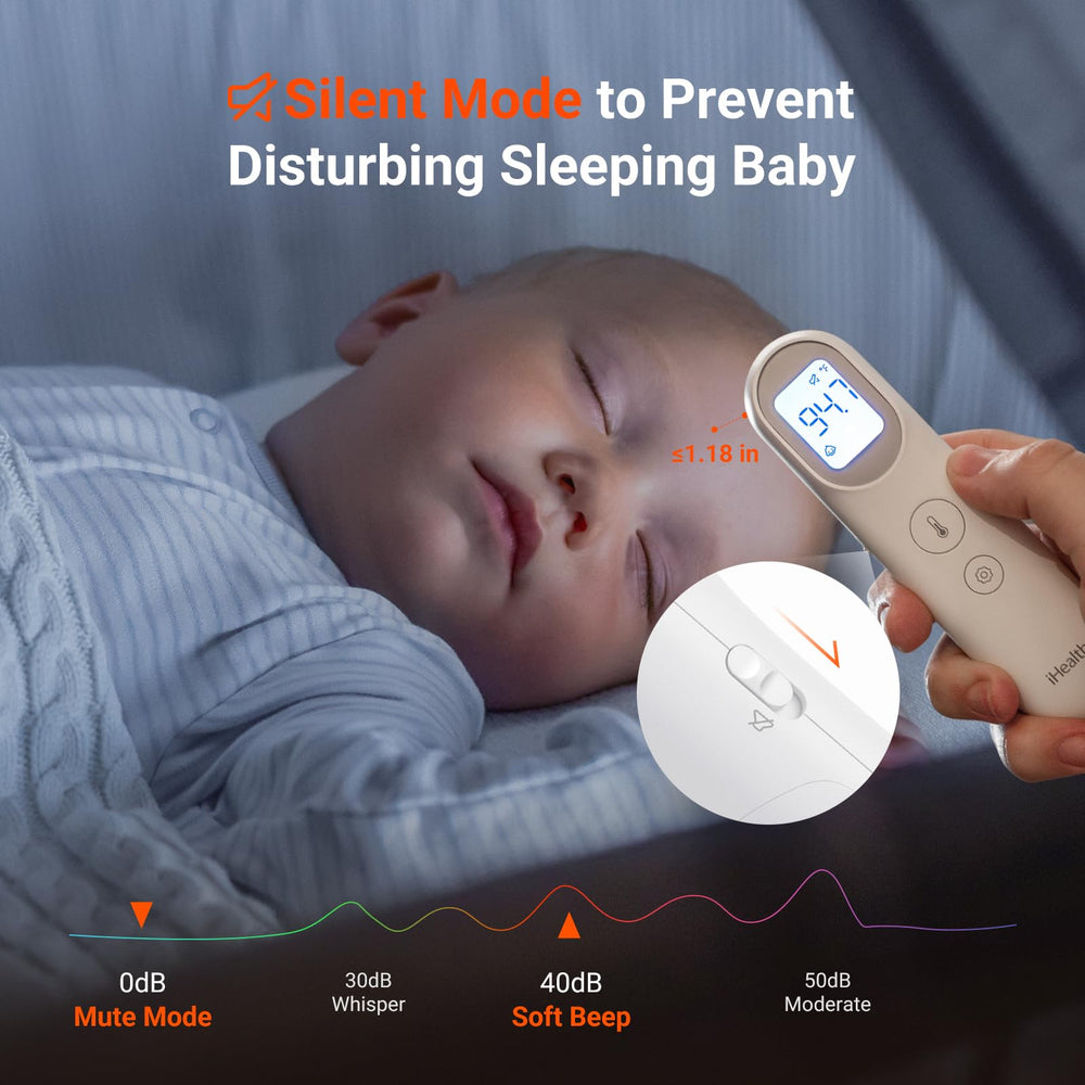 iHealth PT9L dust-cover probe design reduces interference for accuracy.