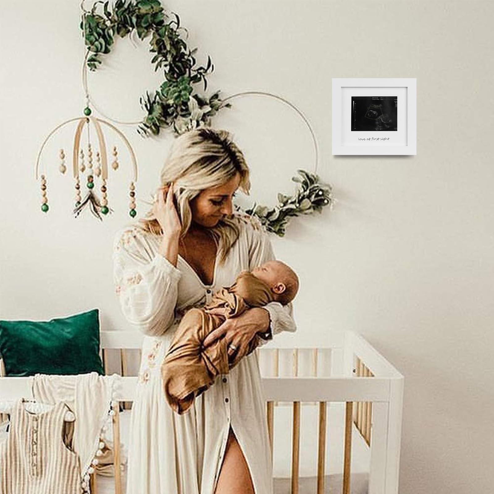 IHEIPYE nursery decor frame adding warmth to nursery