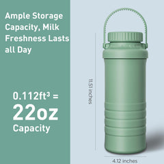 IHOLYLIVE sealed lids and built-in seal ring prevent leaks during transport