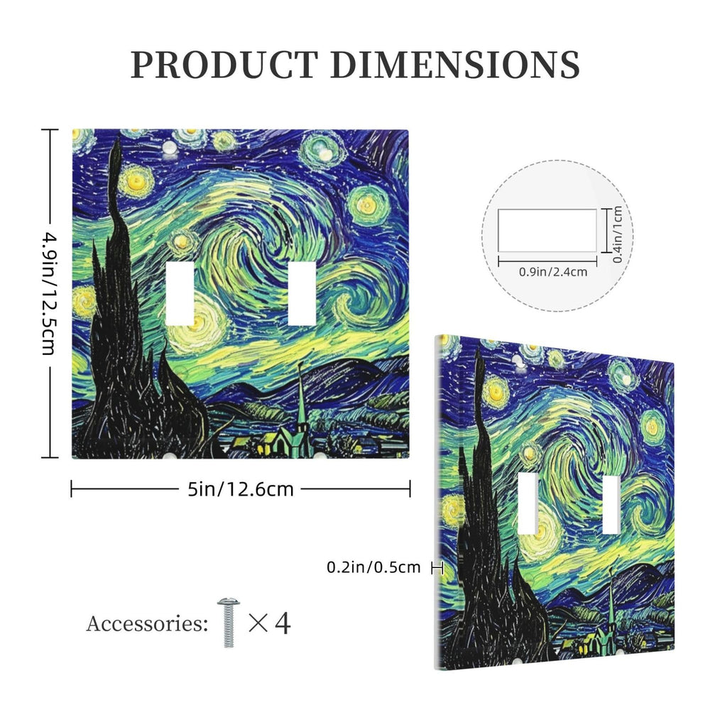 Ihsourgnitnem nursery decor switch panel adds playful art to nurseries