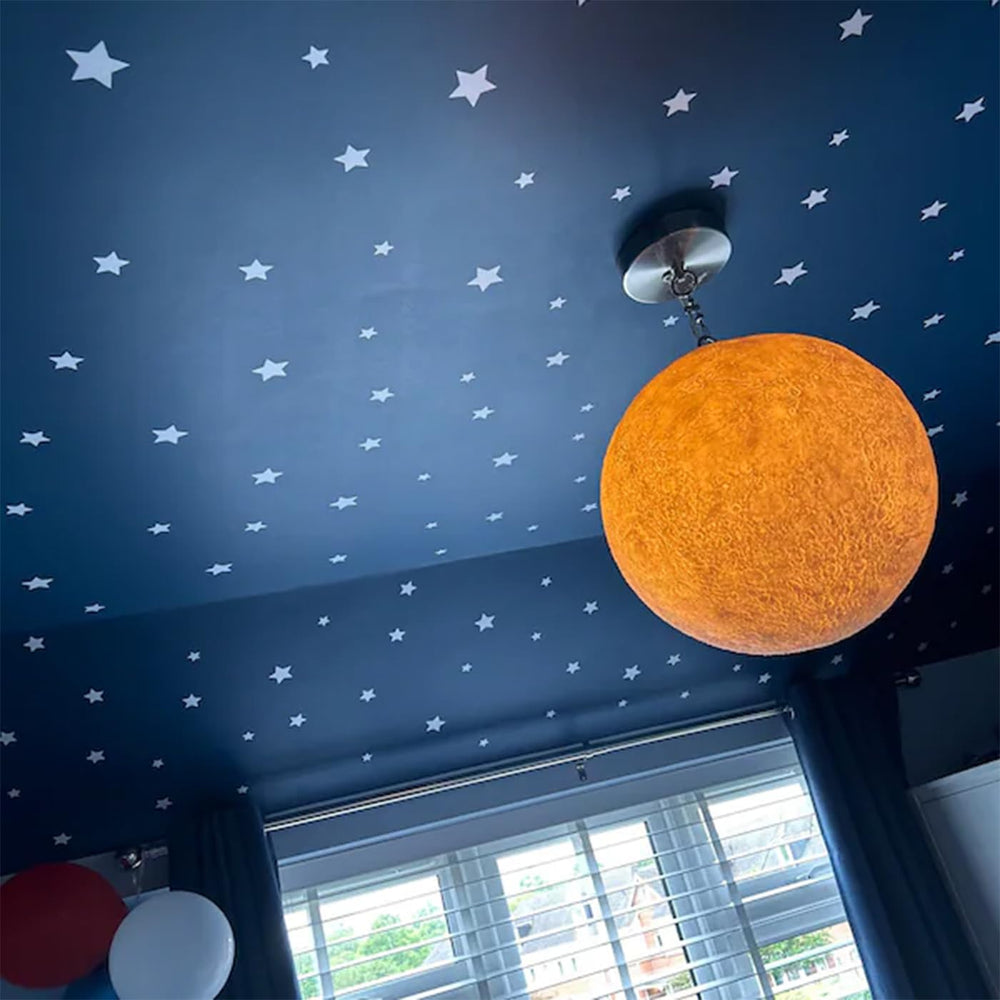 iinuu 500 white stars wall stickers brighten kid's room ceilings.