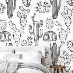 iinuu cactus wall stickers with varied designs brighten nurseries and are renter-friendly.
