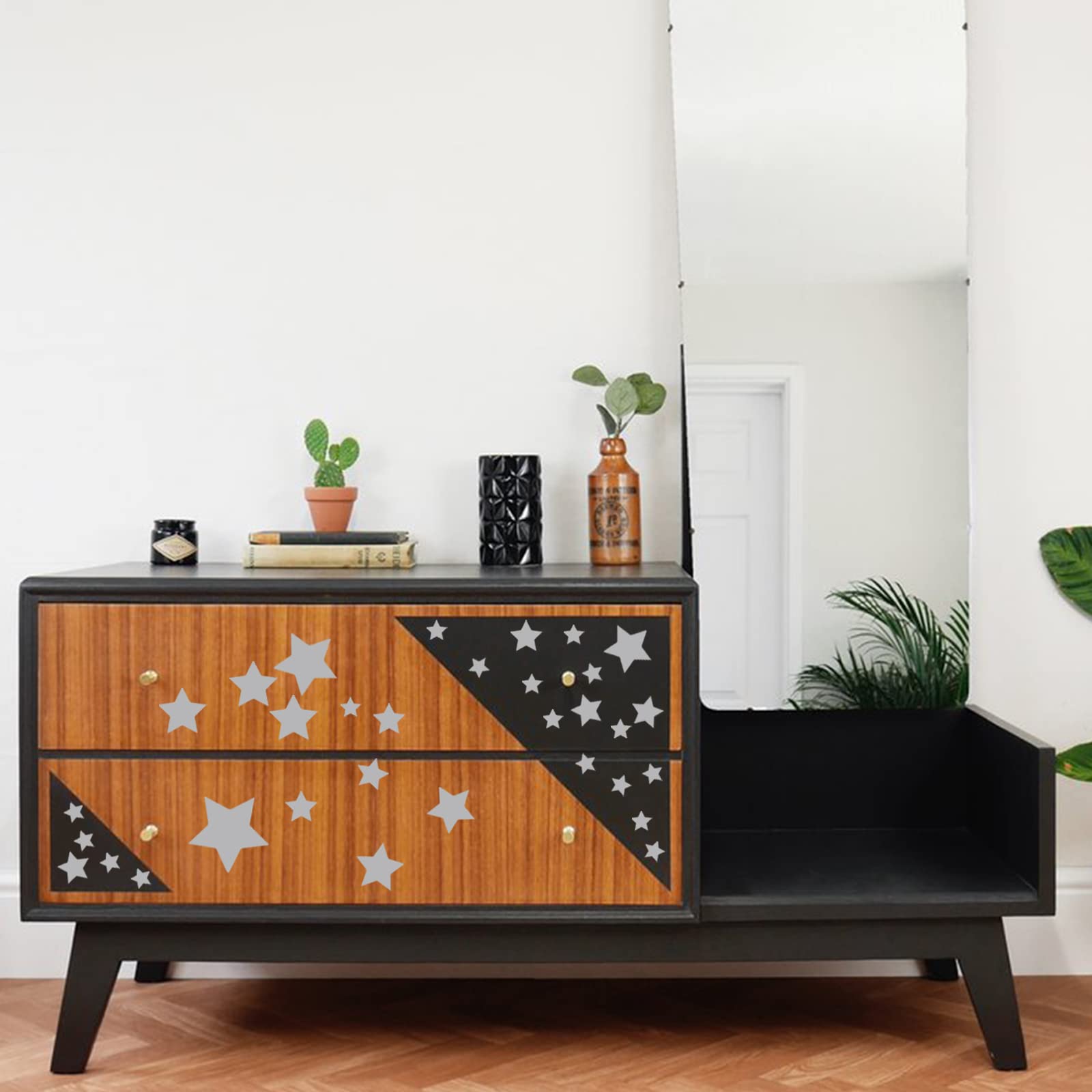 iinuu Celestial wall art designed for light-colored surfaces to show best