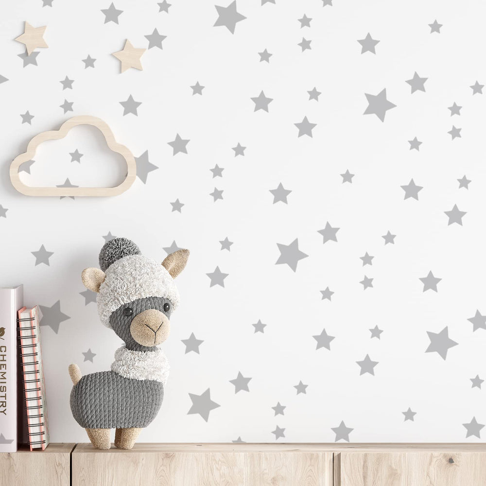 iinuu Celestial wall stickers create a calming night-sky feel in a nursery or playroom