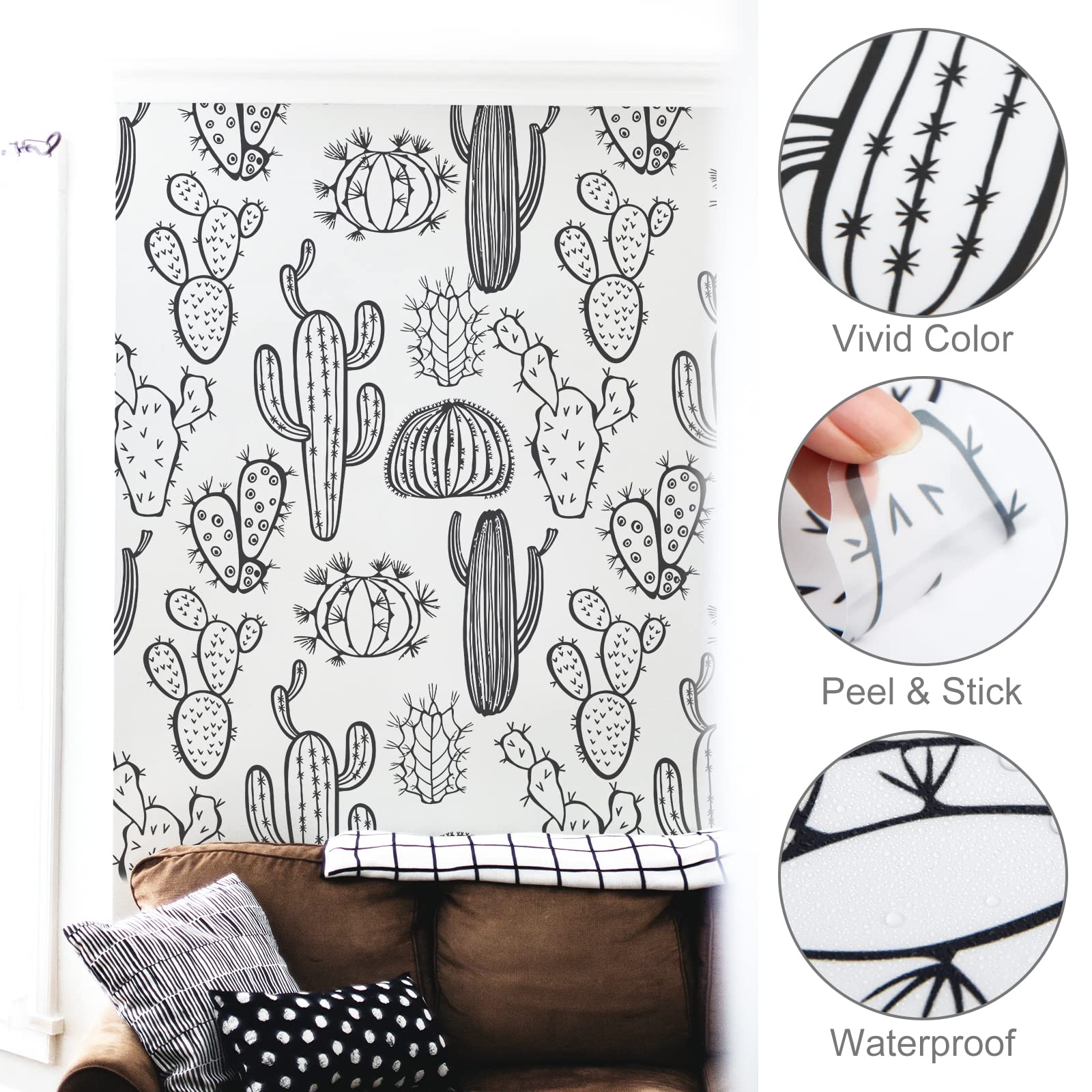 iinuu DIY-friendly cactus decals let you craft a desert oasis anywhere.