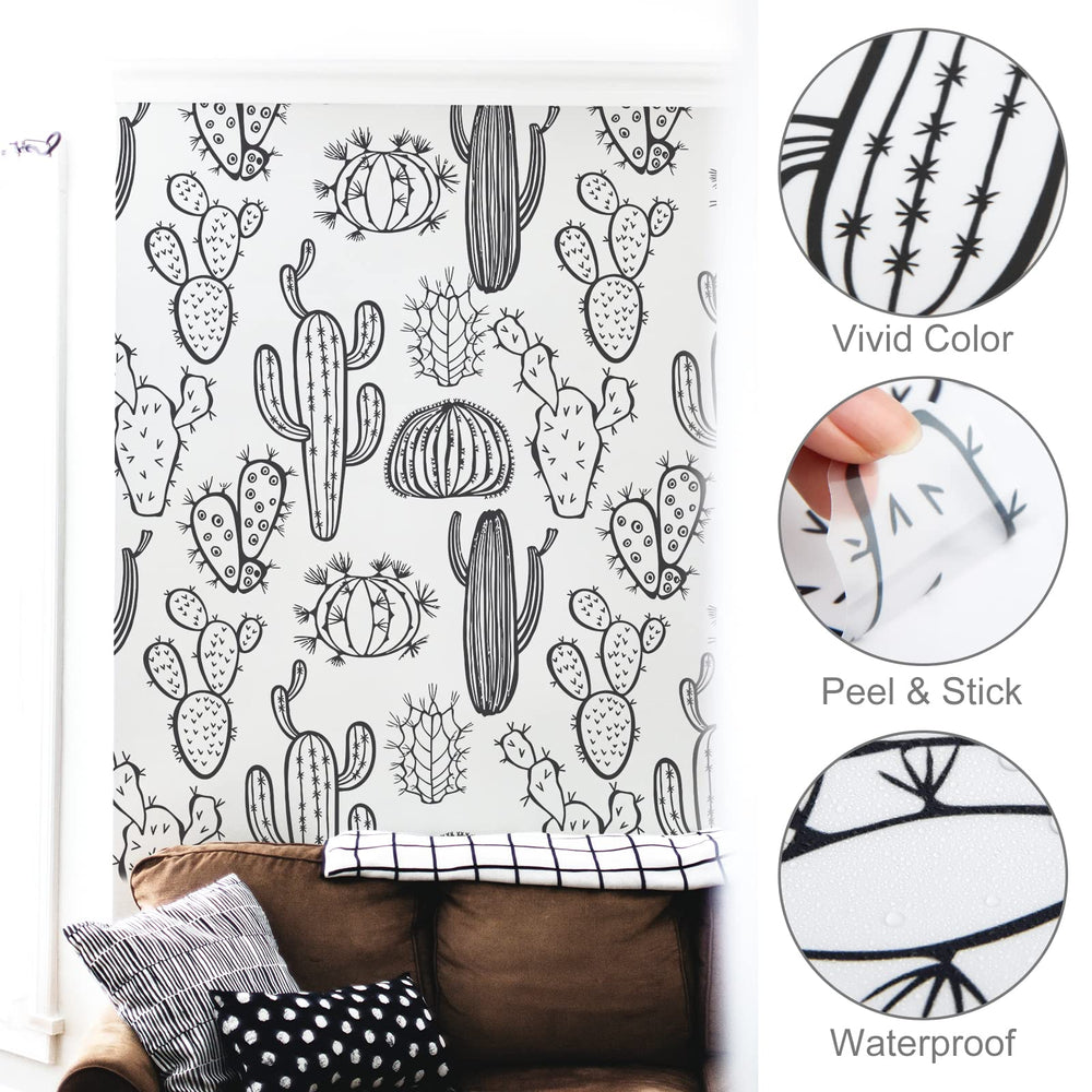 iinuu DIY-friendly cactus decals let you craft a desert oasis anywhere.