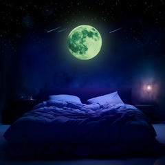 iinuu galaxy stickers set adds starry visuals to walls and ceilings.