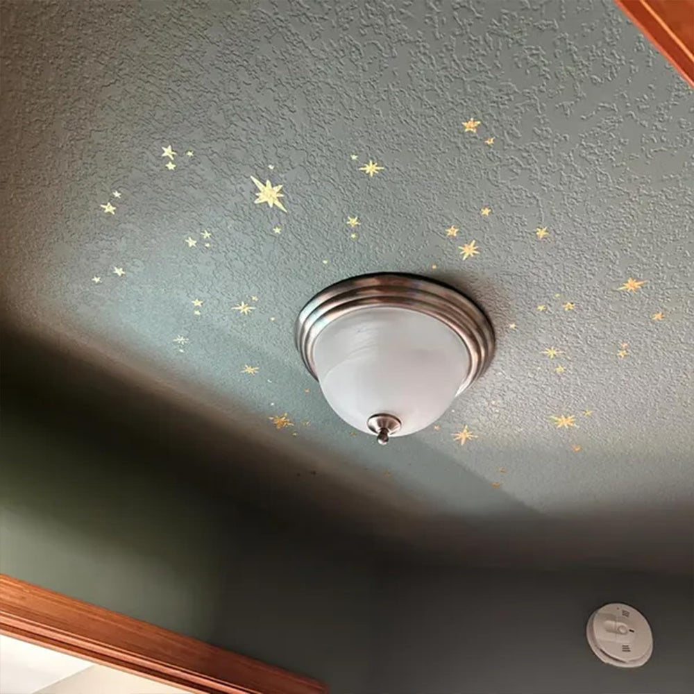 iinuu golden stars vinyl decals for crafts notebooks and DIY projects
