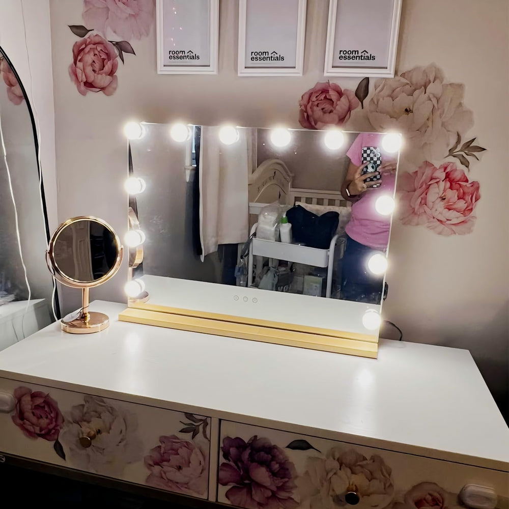 iinuu flower wall stickers include multiple pieces for customizable layouts