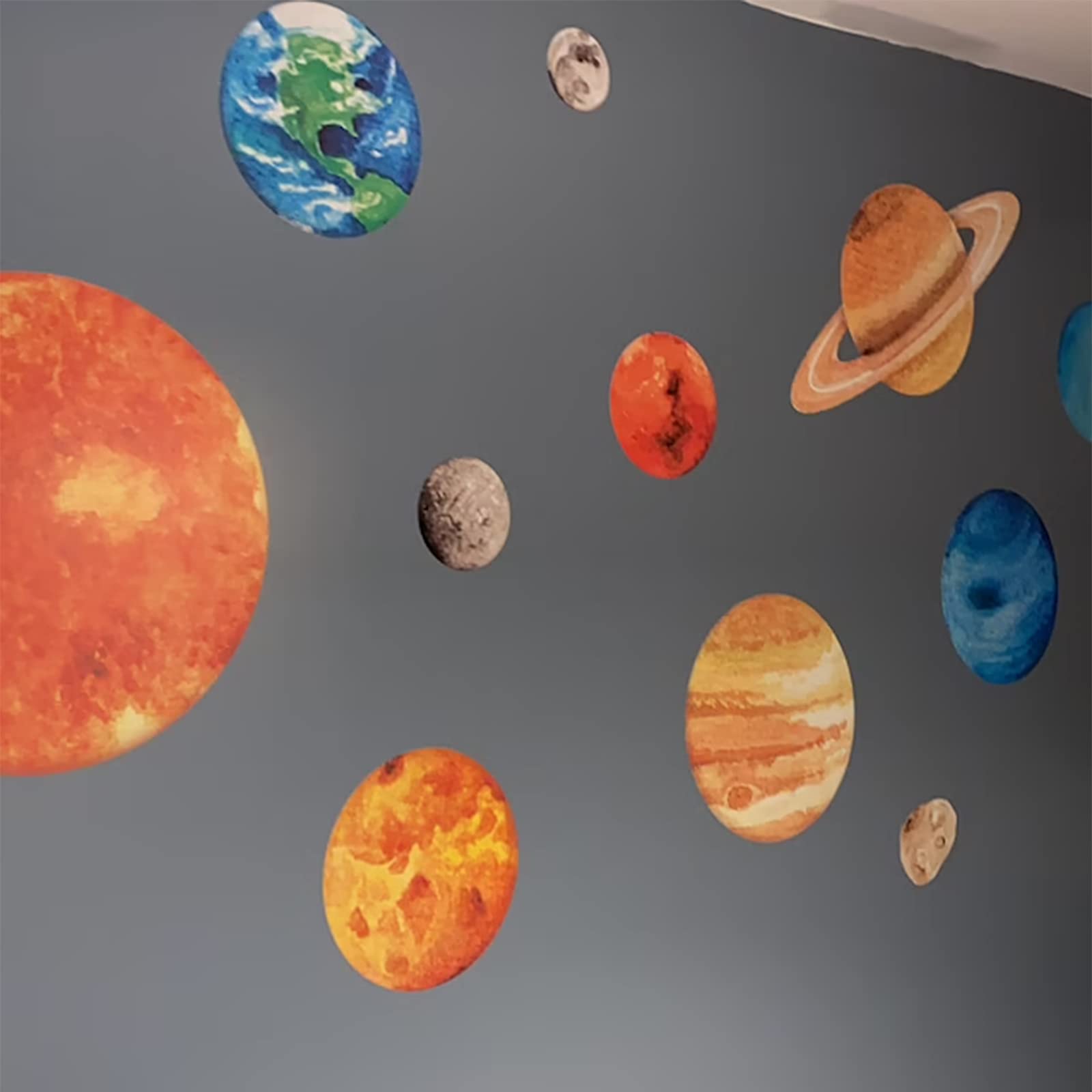 iinuu Solar System Mars wall sticker inspires kids to explore science.