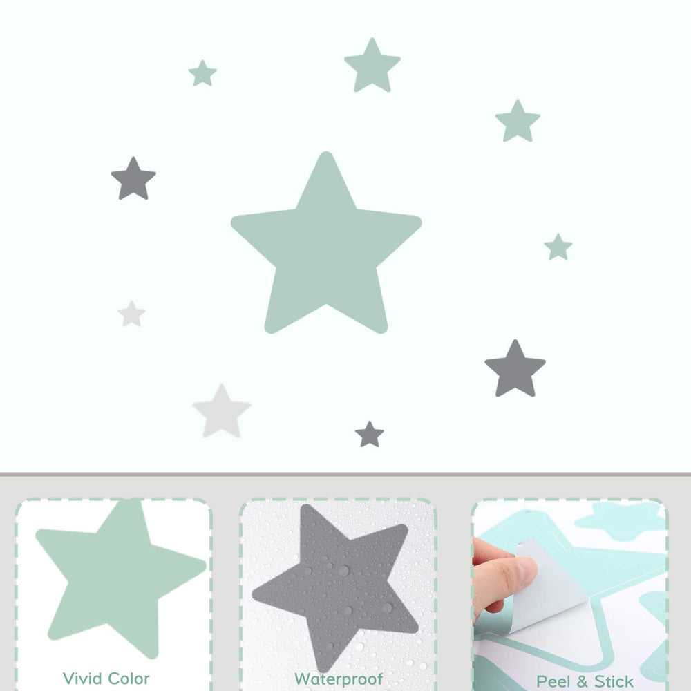 iinuu stars wall stickers ideal for party backdrop and events
