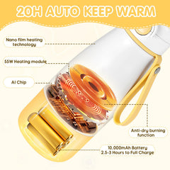 IIUIPI warmer in action with 3-minute heating for 4 oz milk