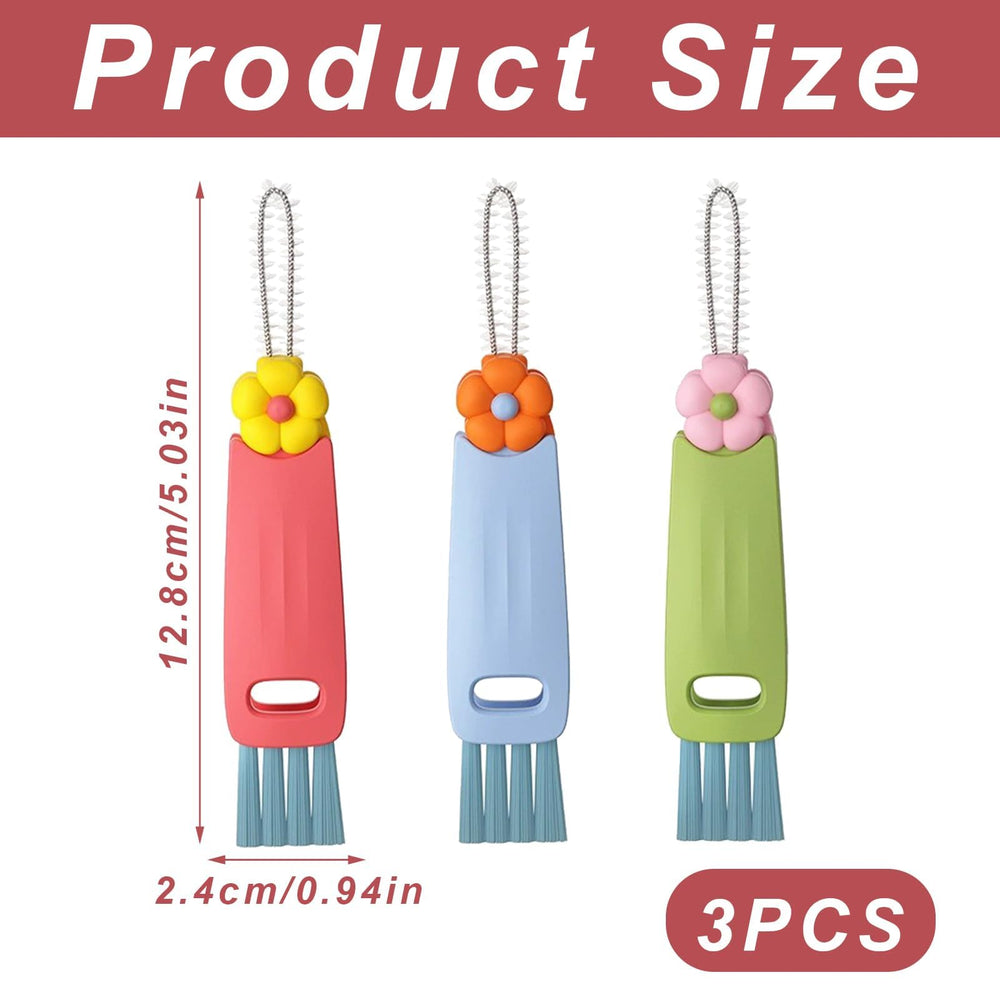 IJPDDRXYN bottle-cleaning brush with gap tip reaches narrow grooves for thorough scrubbing.