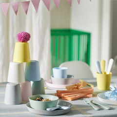 IKEA Kalas pastel cups with easy-grip for little hands