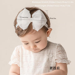 ICKEYOU lace bow headband for birthdays and special occasions