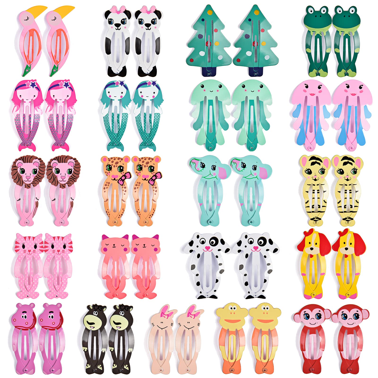 IKOCO animal pattern clip 01 for secure hold on everyday styling