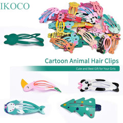 IKOCO animal pattern clip 02 adds cute flair while staying in place