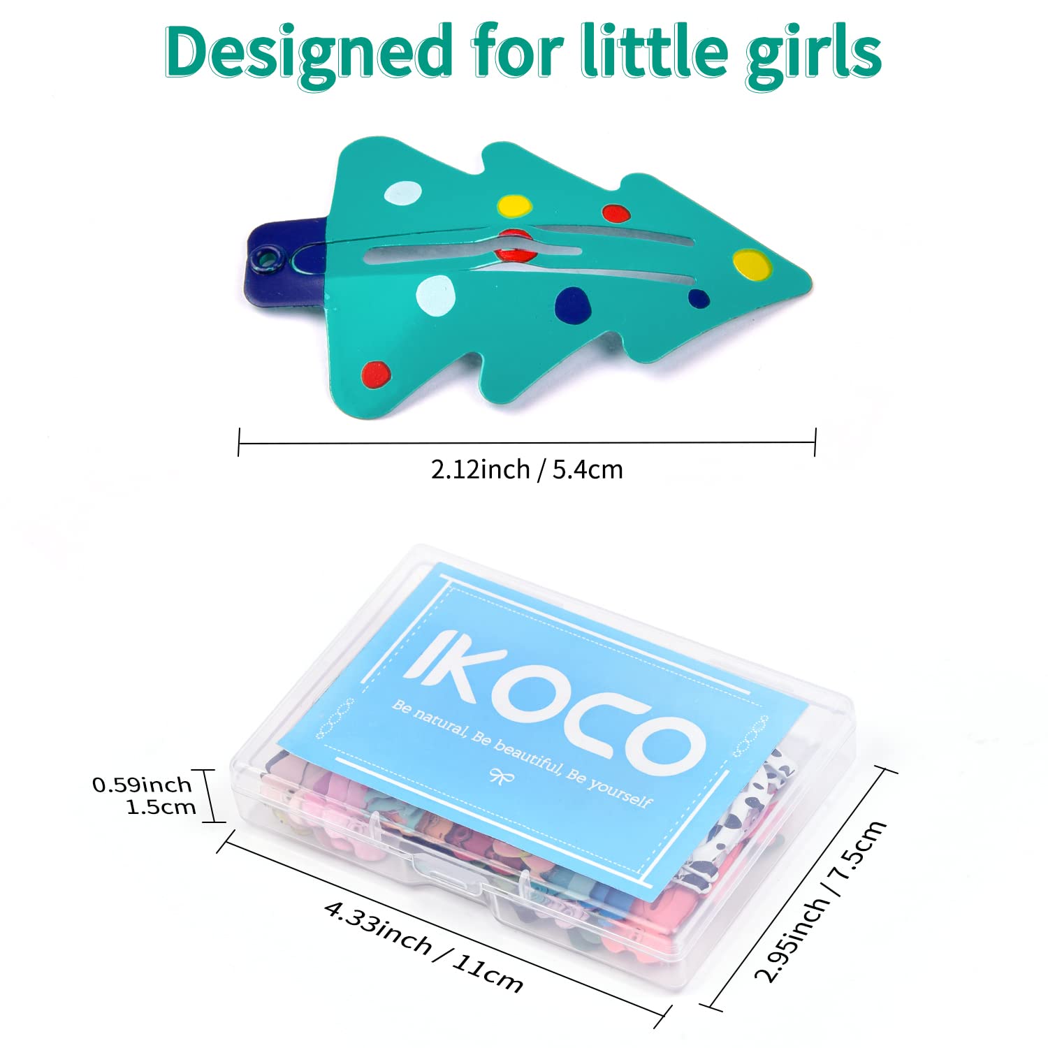 IKOCO animal pattern clip 03 durable metal construction for lasting use