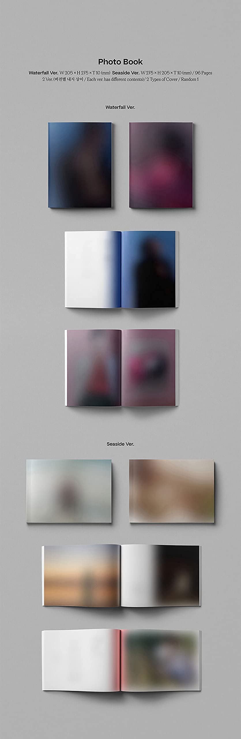 iKON B.I Waterfall Seaside folding poster adds seaside flair to any wall.