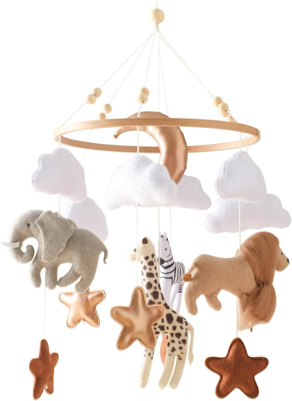 Ikubigu baby mobile makes a thoughtful newborn gift for new parents.