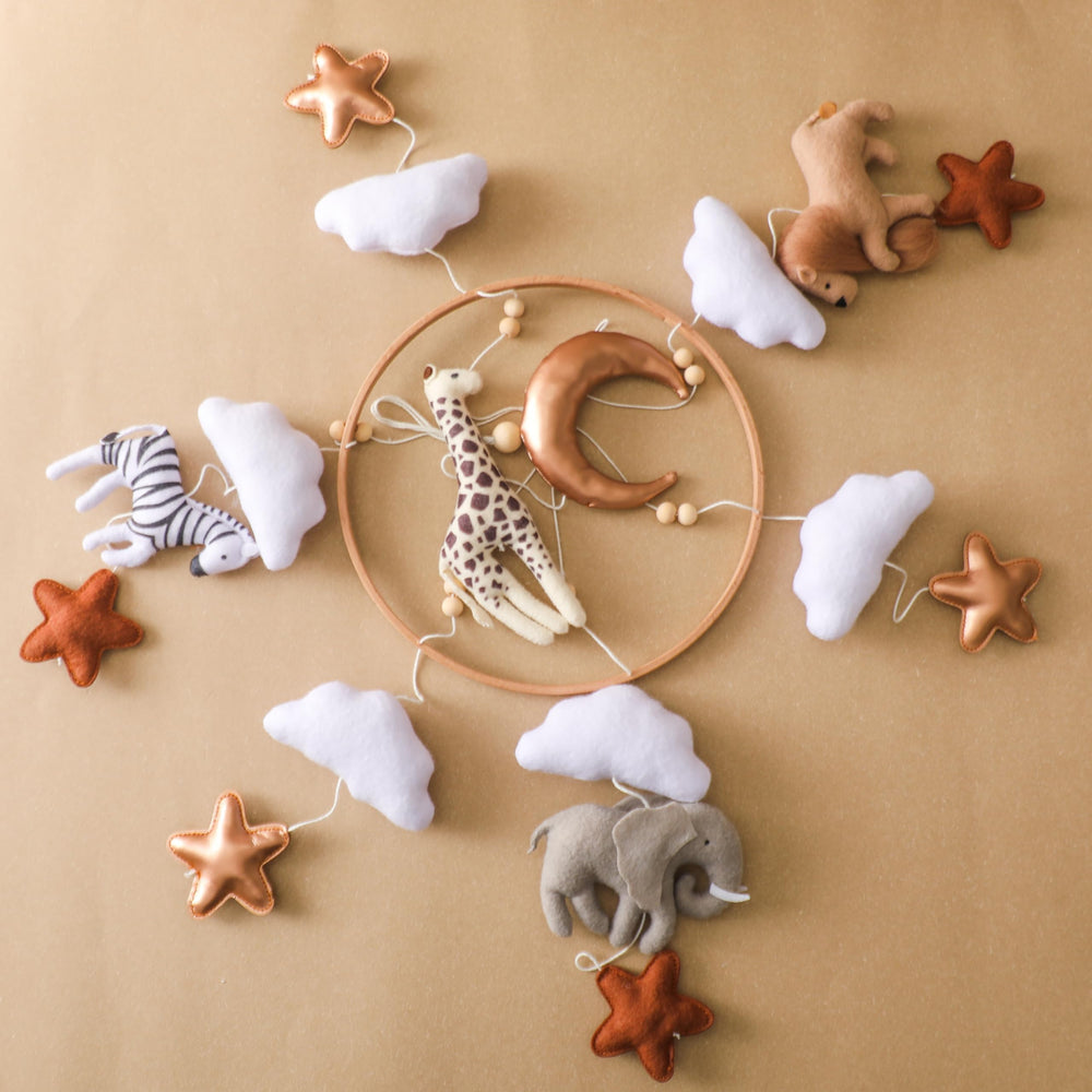 Ikubigu nursery decor in boho style complements gender-neutral spaces beautifully.