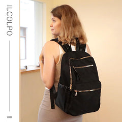 ILCOLPO diaper bag backpack interior organized with 19 pockets for baby gear