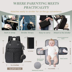 ILCOLPO changing pad included enables easy diaper changes anywhere