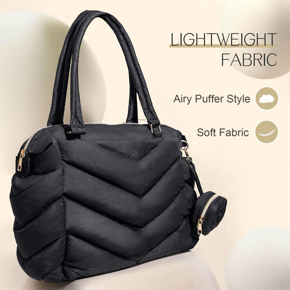 ILCOLPO diaper bag tote highlights five carry options for versatile mom duty.