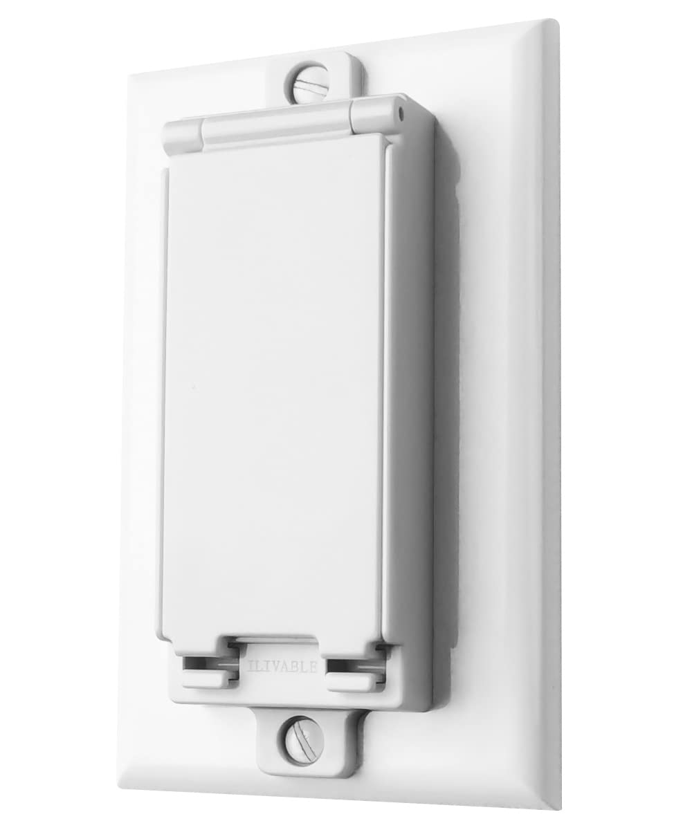 Double buckle design of ILIVABLE switch guard locks the switch securely