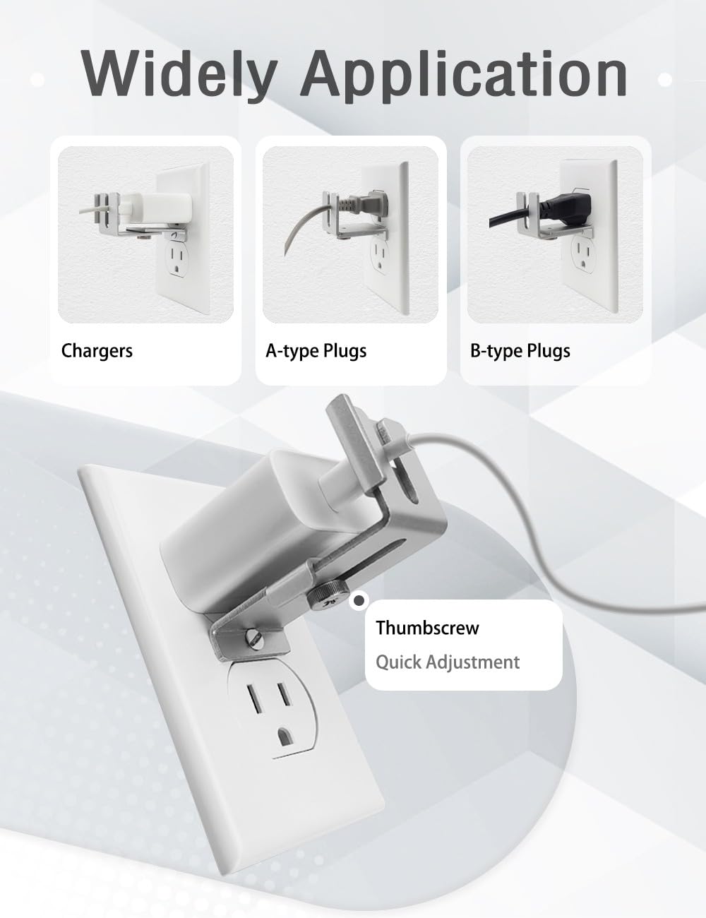 ILIVABLE Durable metal construction provides lasting protection for outlets.