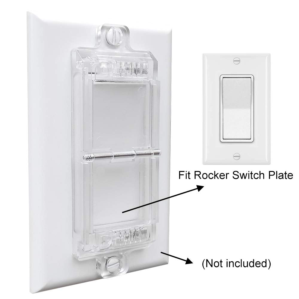 ILIVABLE extra length screws fit thicker switch panels for secure mounting
