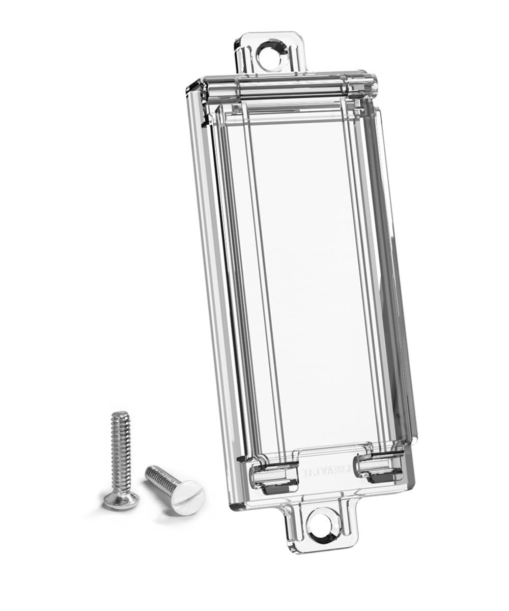 ILIVABLE light switch guard clear cover protects kids from accidental flips.