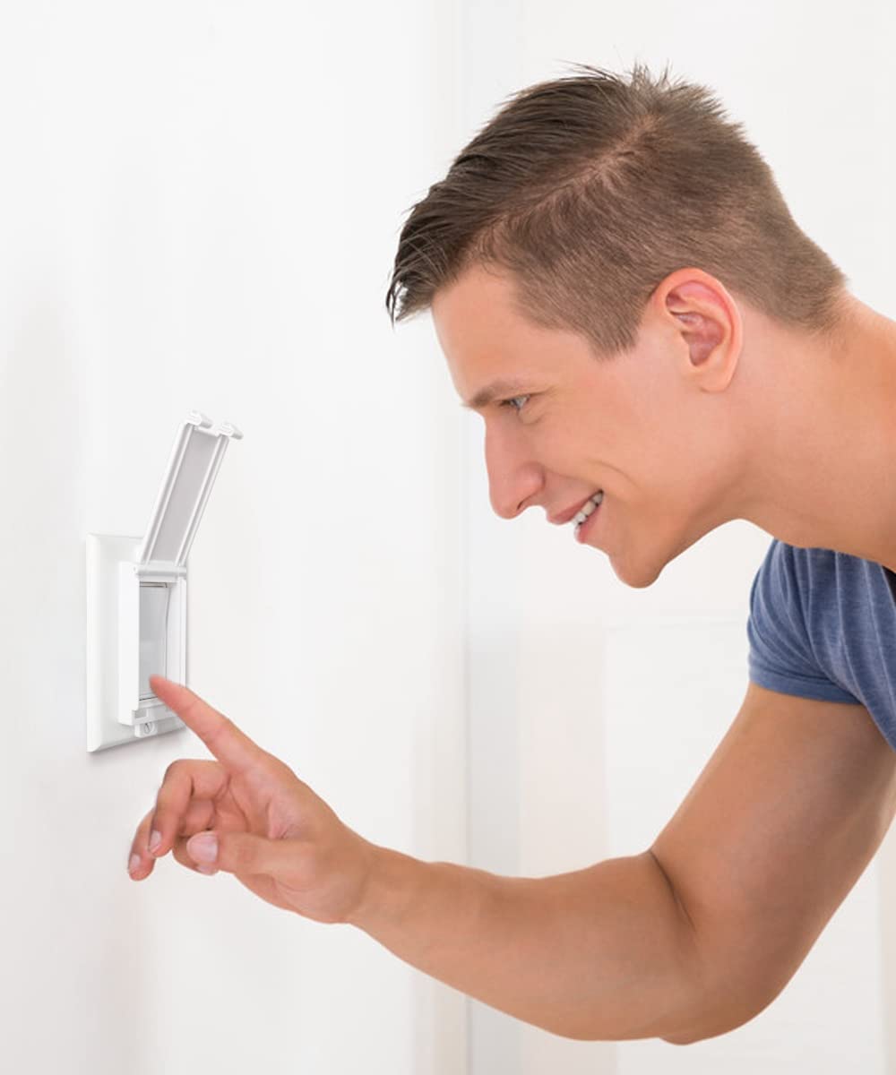 ILIVABLE universal compatibility fits standard rocker switches and white plates.