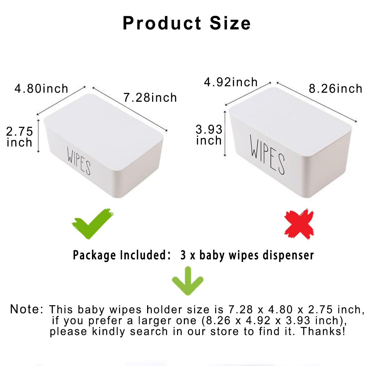 Illikkuyax wipes dispenser with rotating lid makes easy refill and one-handed access.