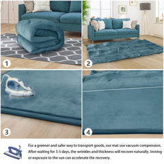 ILPEOD 50x50 inch mat creates roomy safe space for babies and toddlers