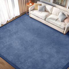 ILPEOD Baby Play Mat blue velvet cover offers soft cushioning for baby play